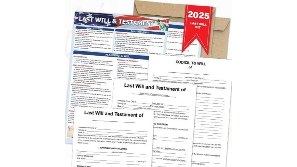 will kit with estate forms