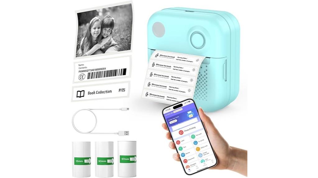 wireless bluetooth label printer