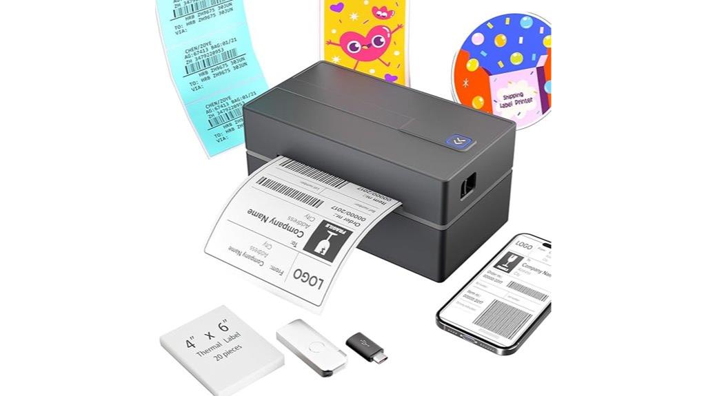wireless bluetooth shipping printer