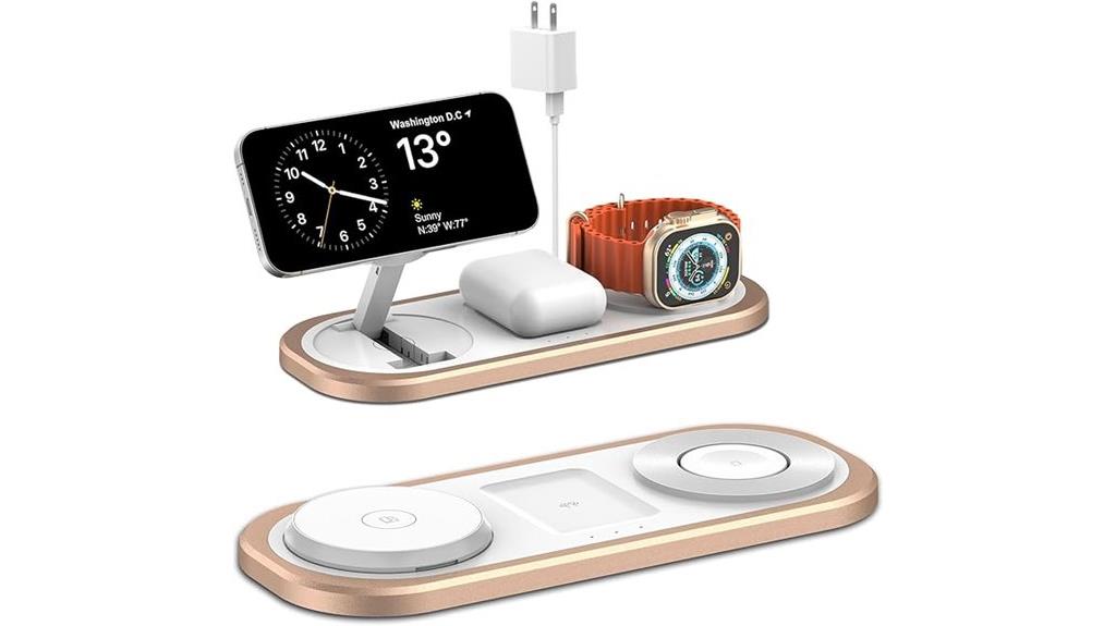 wireless charging station trio
