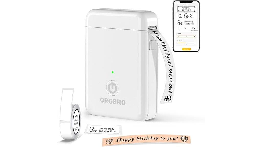 wireless portable label printer