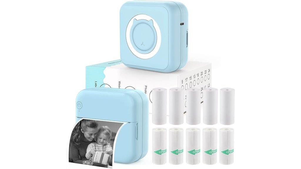 wireless sticker printer kit