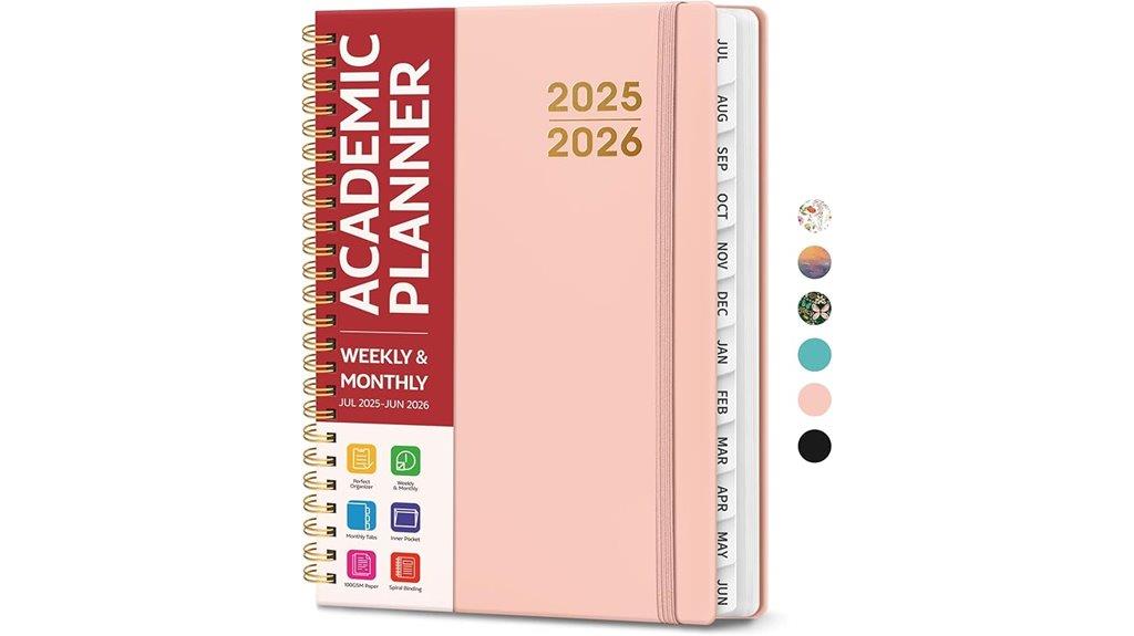 yearly academic planner 2025 2026