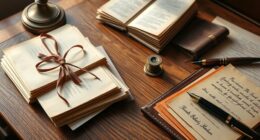 arranging personal correspondence files