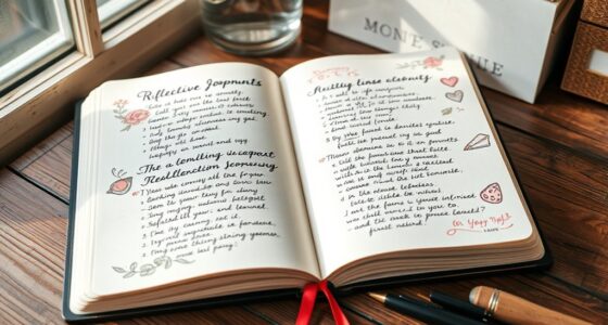 bullet journal reflection prompts