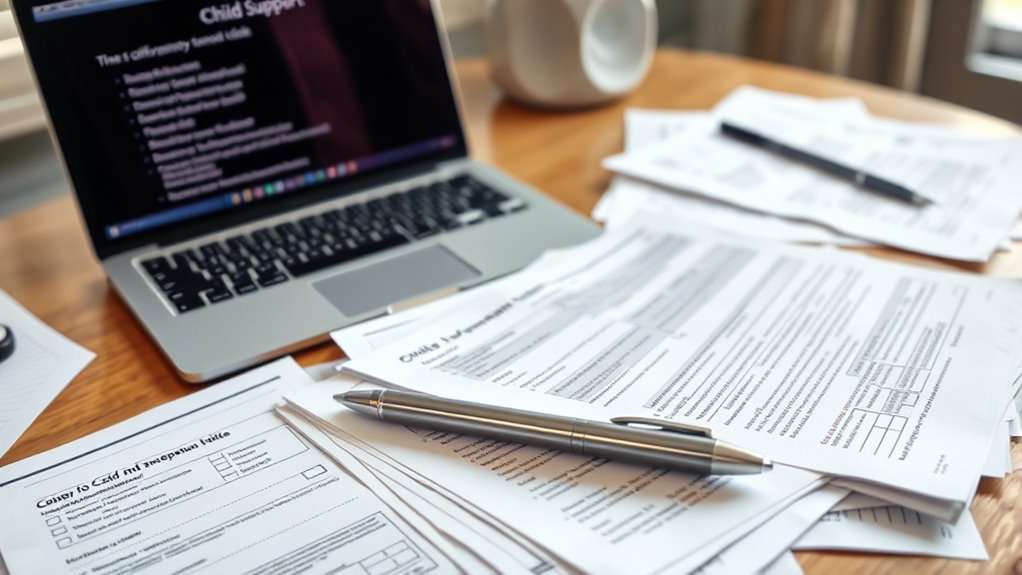 child support application process