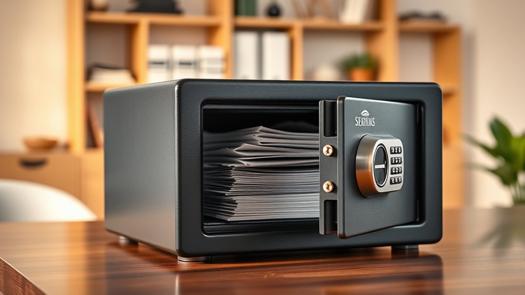 choose fireproof safe materials