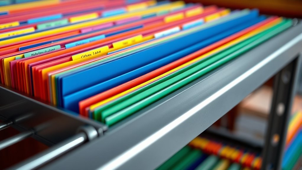 color coded digital organization