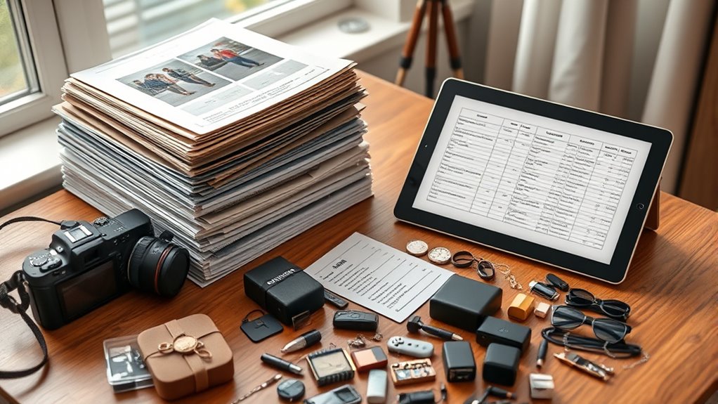 create detailed digital inventory