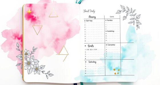 creative bullet journal designs