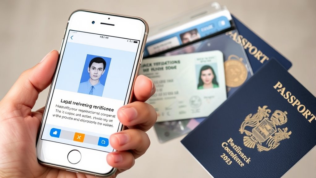 customer identity document submission