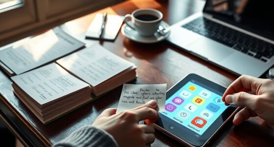 digital and physical flashcards