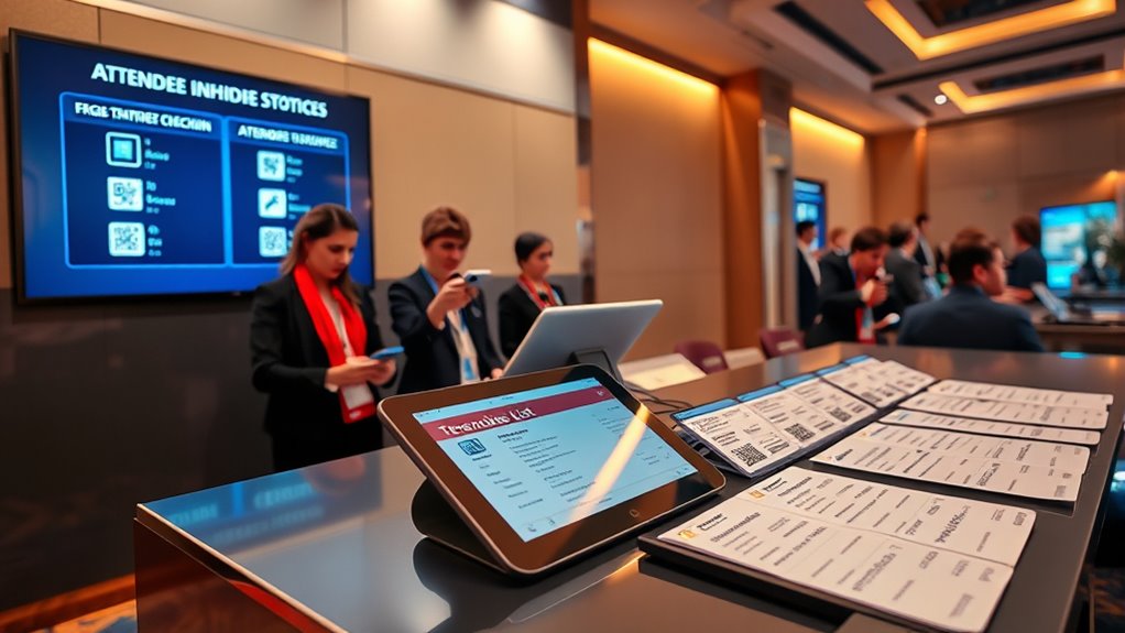 digital attendee check in analytics