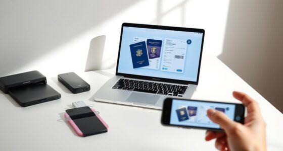 digital passport and ticket backup