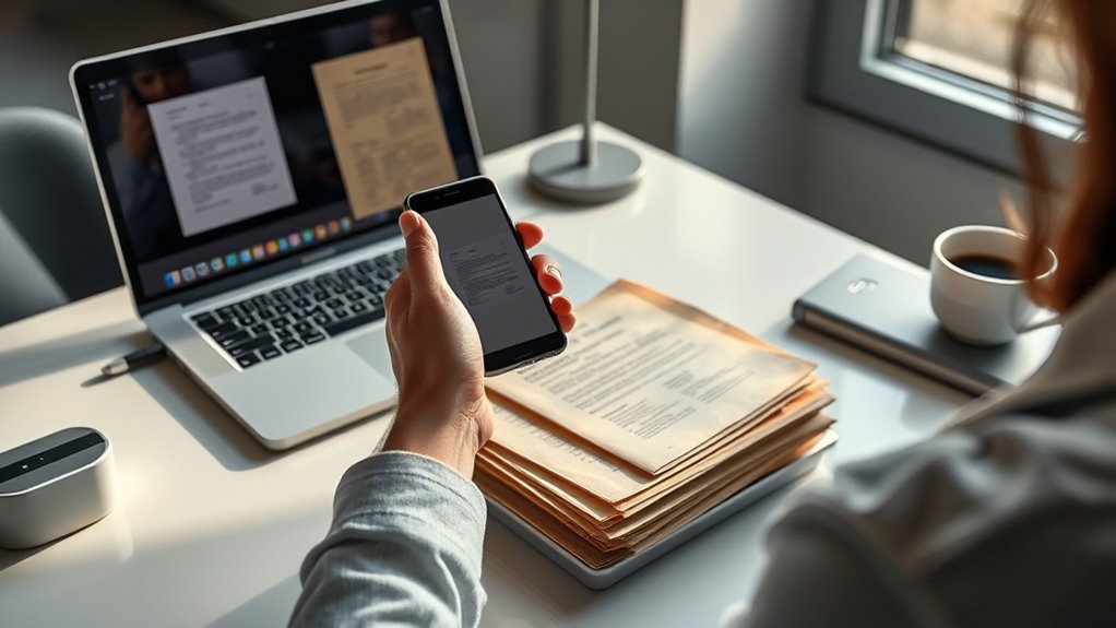 digitize essential documents safely