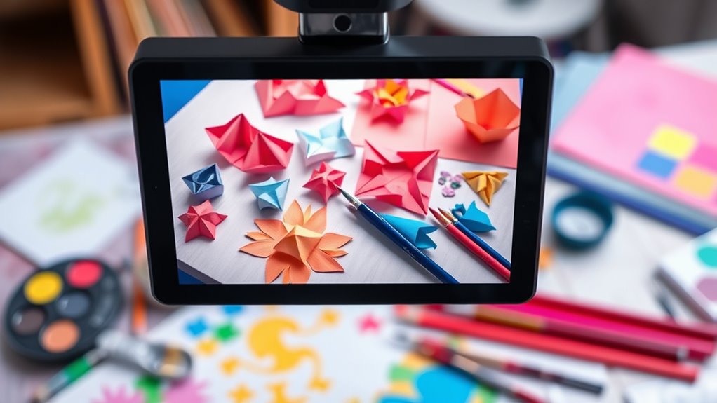 document cameras for art