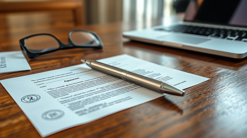 documenting contract changes