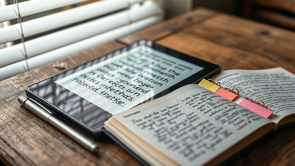 e reader note taking accessories