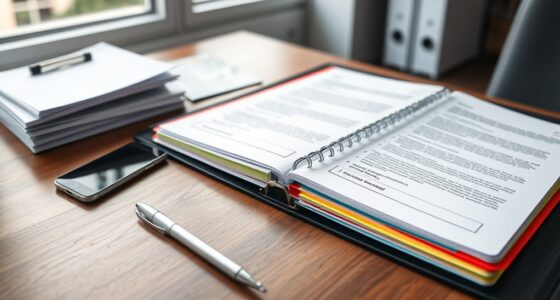 emergency financial legal binder