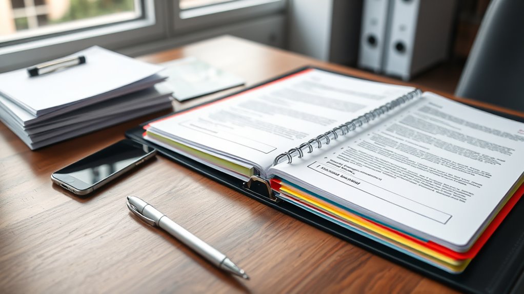 emergency financial legal binder