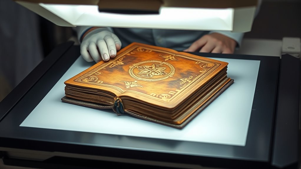 gentle non invasive book scanning