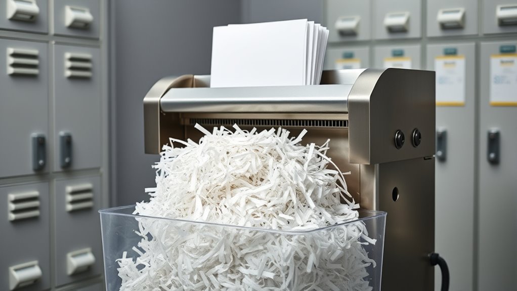 implement shredding protocols for compliance