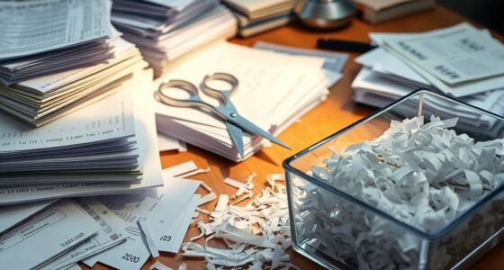 manage financial document retention