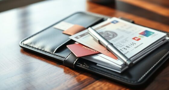 manage visa and passport documentation