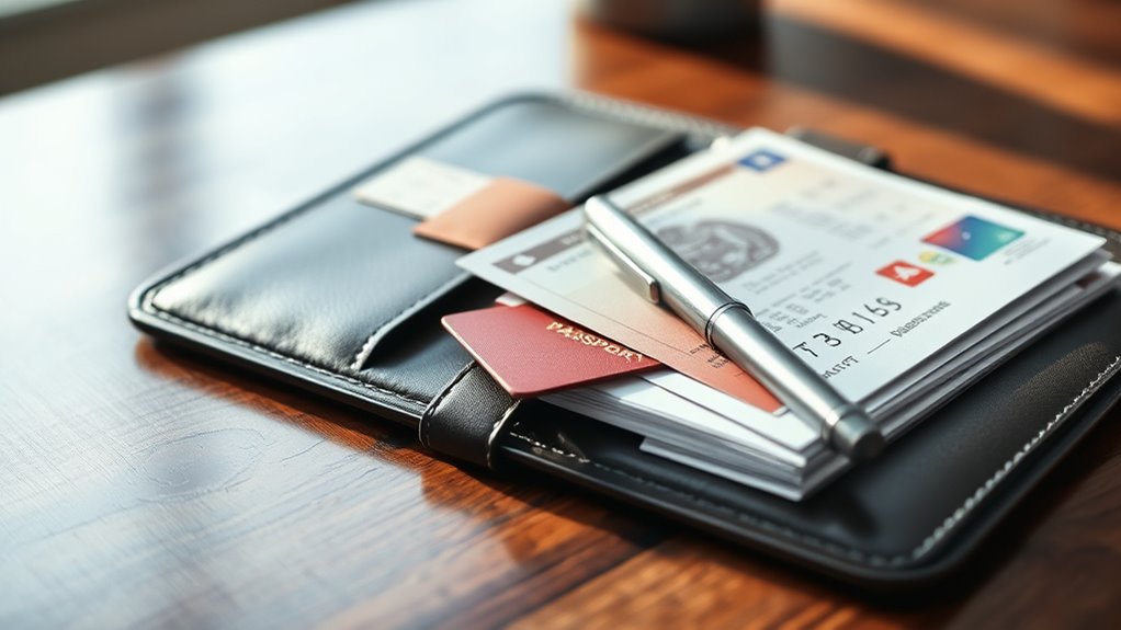 manage visa and passport documentation