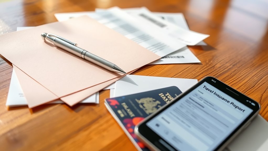 managing travel insurance files