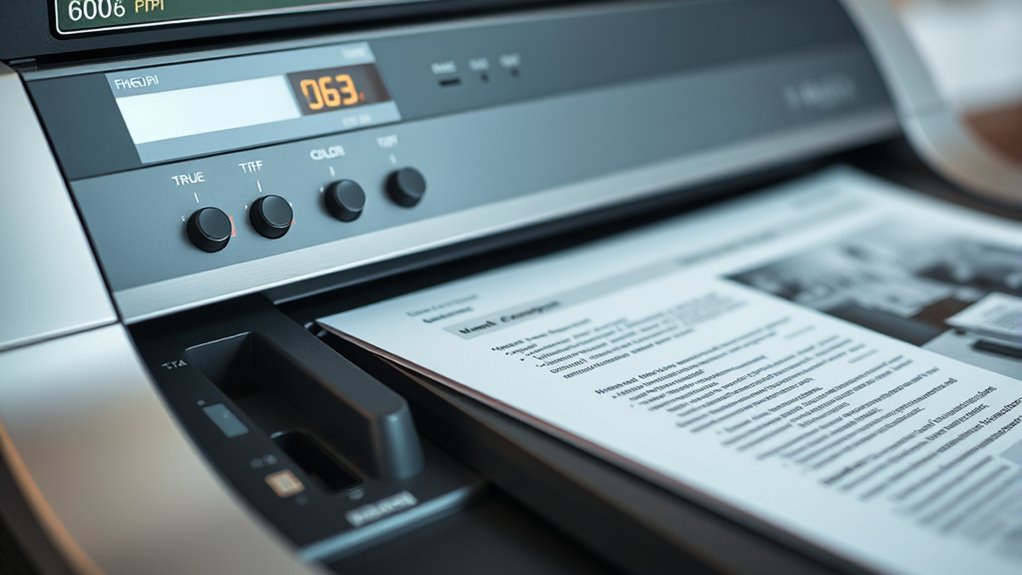 optimal scanning resolution and format