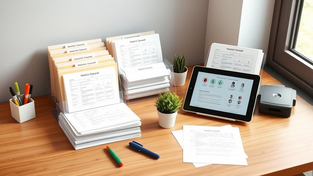 organize and secure records