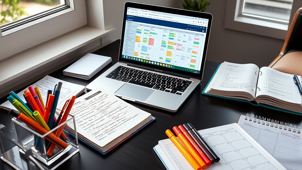 organize course study progress