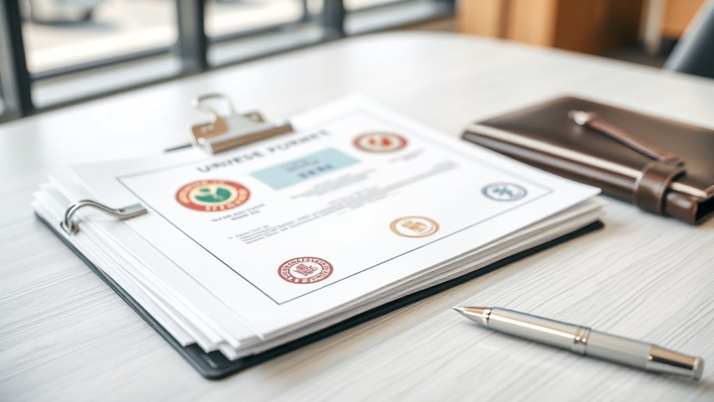 organize license and permit documents