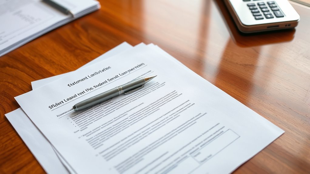 organize student loan papers