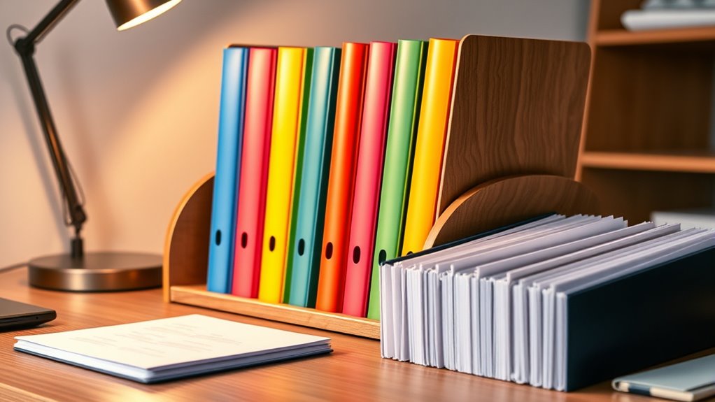 organized home document storage