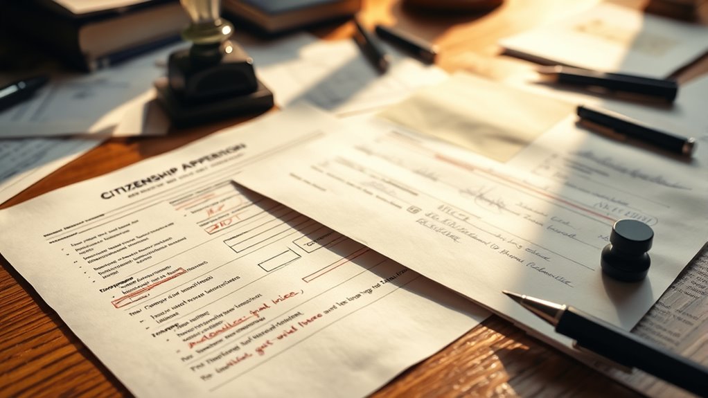 processing citizenship documentation records