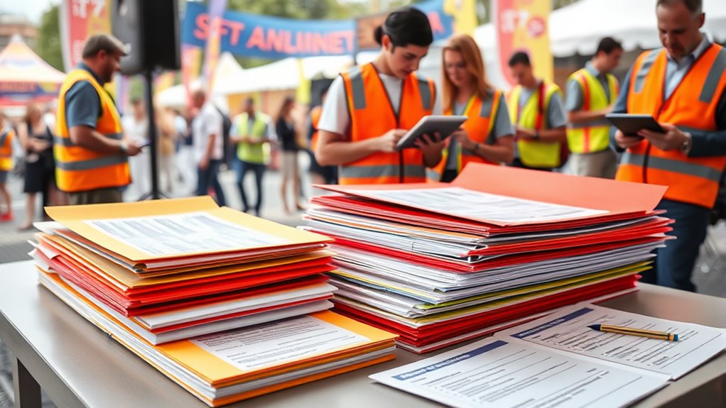 public event regulatory documentation