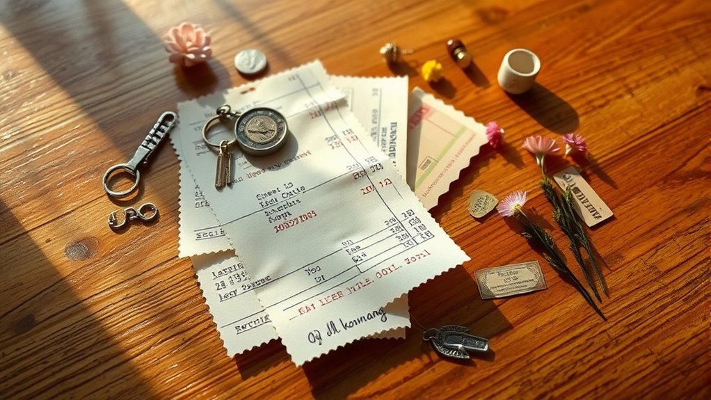 recording travel keepsakes details