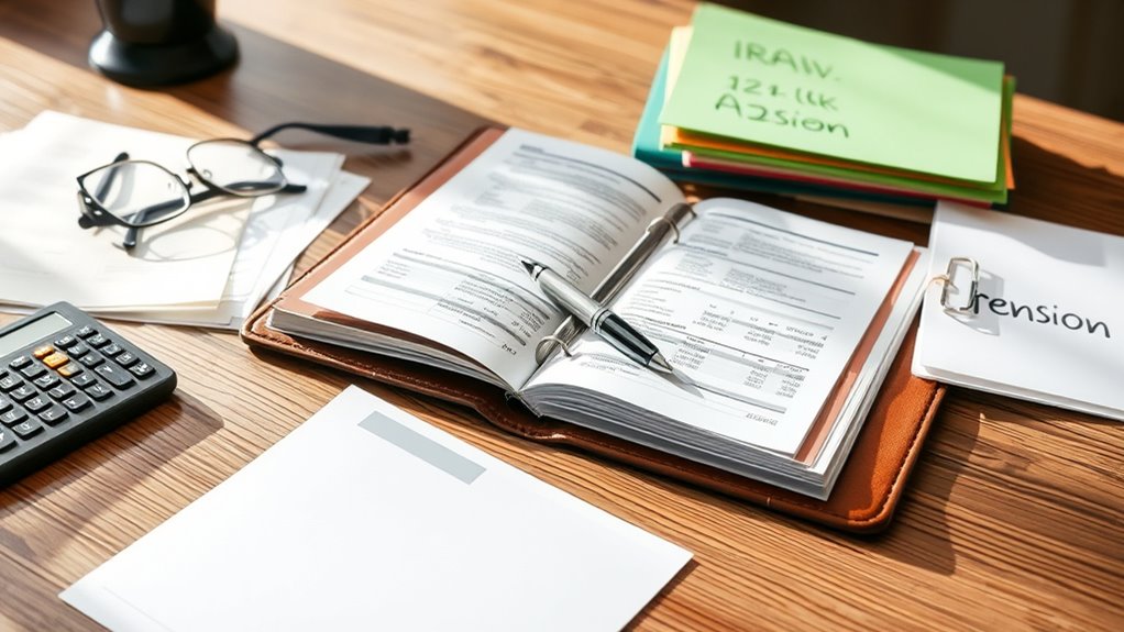 retirement account documentation details