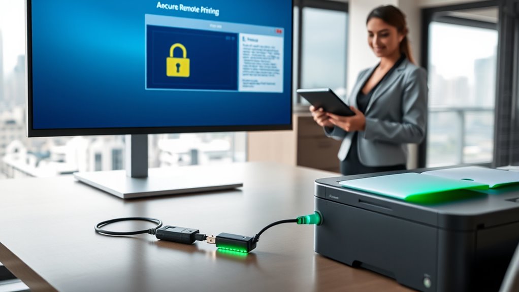 secure encrypted remote printing