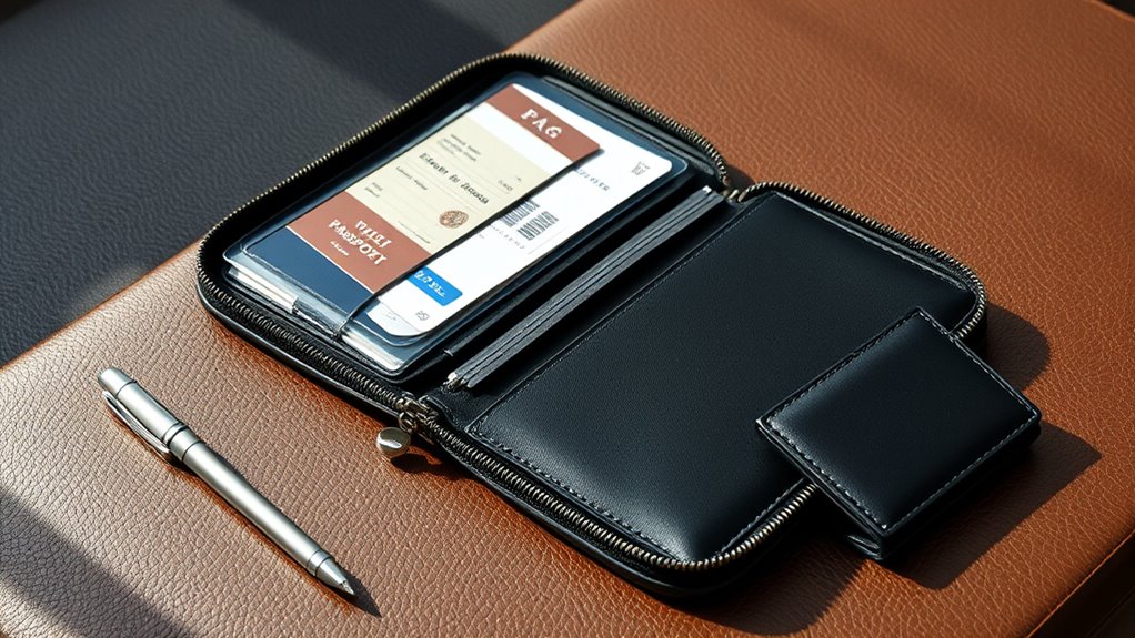 secure rfid travel organizer