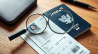 travel document error prevention