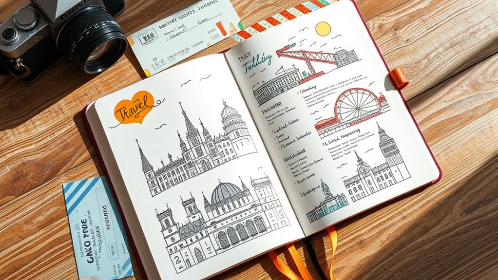 travel journaling and memories