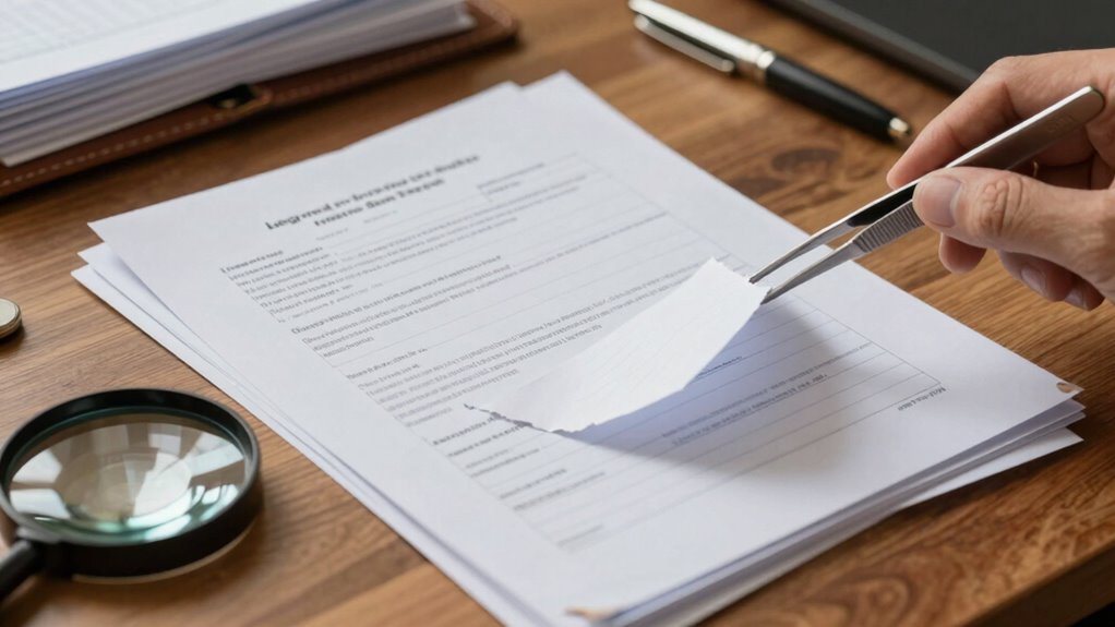 check documents thoroughly carefully