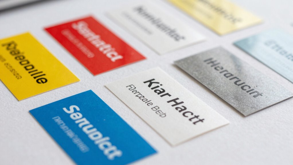 choose durable appropriately sized labels