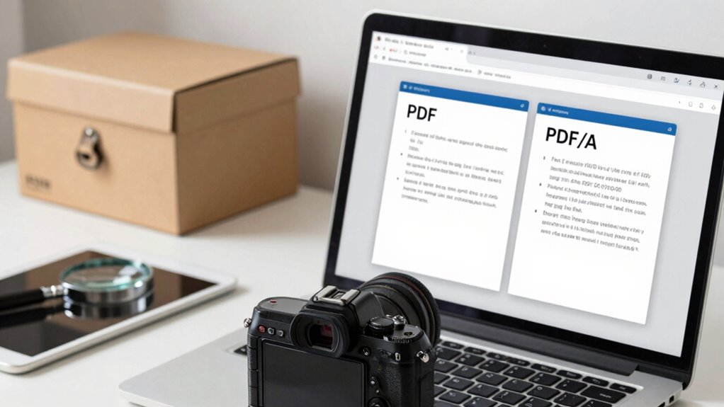 choose formats with signatures