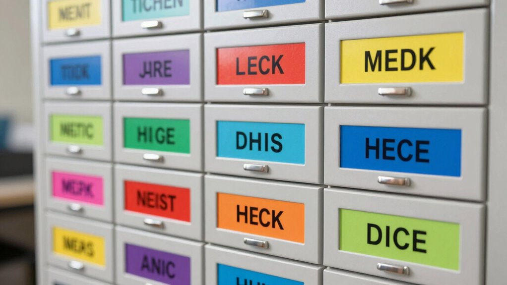 clear durable keyword labels