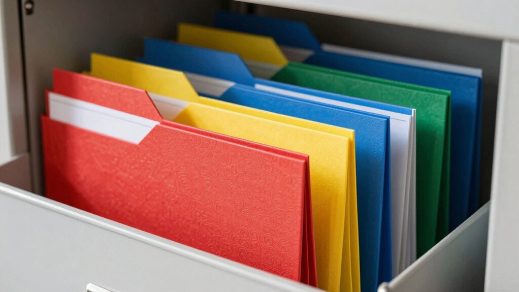 color coded file organization