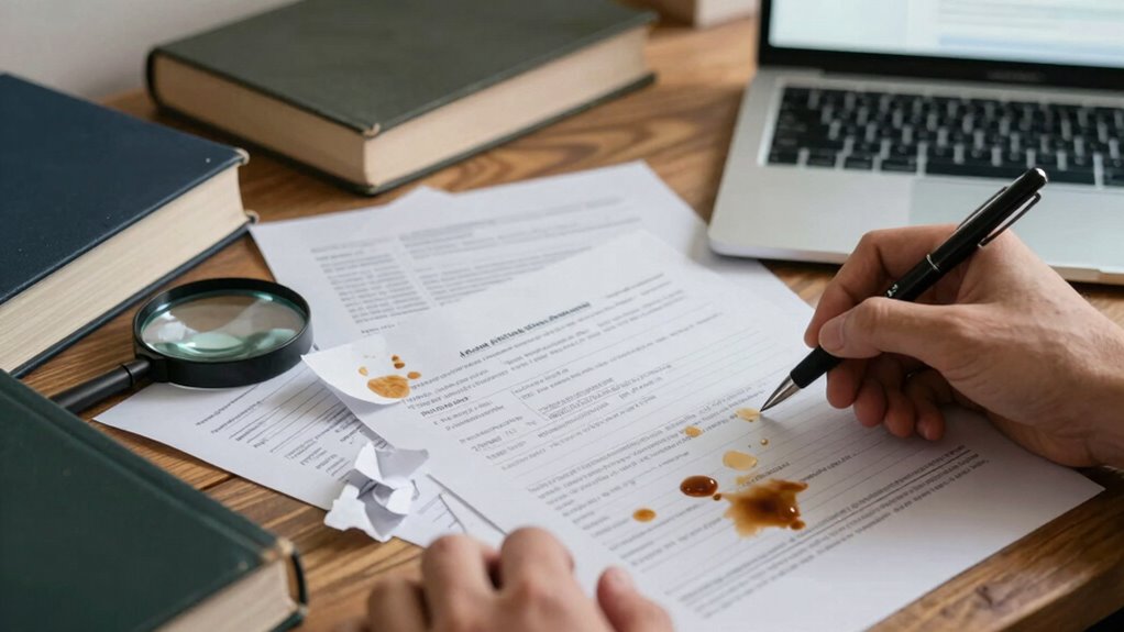 common errors in legal forms